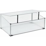 Helloshop26 - serrer hcssis de jardin horta avec toiture polycarbonate 100 x 60 x 40 cm