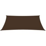 Helloshop26 - voile toile d'ombrage parasol tissu oxford rectangulaire 2 x 4, 5 m marron