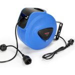 Hengda - swanew enrouleur electrique automatique enrouleur electrique mural 20 m botier plastique cordon ...