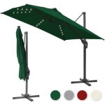 Hengda - swanew parasol dport inclinable 3x3m, parasol de jardin extrieur pliable, base croise rotatif ...