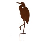 Hron en mtal - dco jardin 75cm