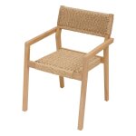 Hesperide - lot de 2 fauteuils de salon de jardin temeira acacia et texaline - hespride