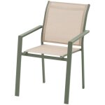 Hesperide - fauteuil de jardin empilable essentia lin & vert laurier aluminium et texaline - hespéride ... Hesperide - fauteuil de jardin empilable essentia lin & vert laurier aluminium et texaline - hespéride ...