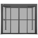 Hesperide - portes coulissantes pour pergola bioclimatique evora grand modle - 1 3 ct 2, 7 x 2, 3 ...