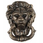 Heurtoir de porte en fonte  tte de lion