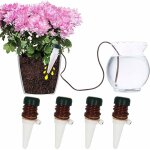 Irrigation goutte a goutte bouteille, 4 pices arrosage goutte  goutte en cramique arroseur automatique ...