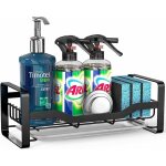 Heytea - rangement cuisine sous evier porte eponge accessoires sous etagere support gain de place range ...