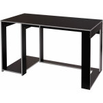 Hhg - jamais utilis] bureau 834, bureau informatique table de bureau, 120x60x76cm, noir - gris