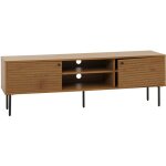 Hhg - jamais utilis] meuble tv 278, buffet bas armoire tv, style scandinave mtal bois mlamine mvg ...