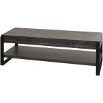 Hhg - jamais utilis] meuble tv 703, table de tlvision lowboard tv - tisch, mtal 42x120x44cm, aspect ...