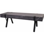 Hhg - jamais utilis] meuble tv 744, table de tlvision lowboard tv - tisch, mtal 42x120x40cm, aspect ...