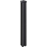 Hhg - jamais utilis] poteau wpc sarthe - wpc - clture, poteau de pilier, systme d'assemblage, 98cm, ...