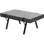 Hhg - jamais utilis] table basse 740, table de salon table d'appoint table de salon, mtal 43x110x60cm, ...