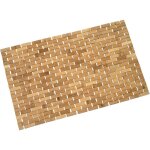 Hhg - jamais utilis] tapis salle de bains 560, bambou, 79x50cm