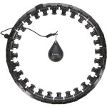 Hhw12 hula hoop noir grande taille avec poids hms