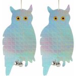 Hibou rflchissant, 2 pcs rpulsif pigeon, pigeon forme d hibou hibou anti pigeons, anti - oiseaux anti ...