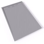 Saniverre - hiemal receveur de douche 90 x 140 cm r�sine gris aspect ardoise + bonde incluse - salle ...