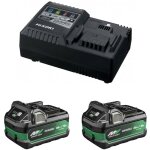 Hikoki - pack booster de batteries 2x 36v 2, 5 ah + chargeur (uc18ysl3whz) Hikoki - pack booster de batteries 2x 36v 2, 5 ah + chargeur (uc18ysl3whz)