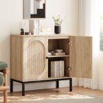Hoerfuriy - buffet avec 2 portes, armoire de cuisine, 83x80x40cm, Étagères réglables, style rustique, ... Hoerfuriy - buffet avec 2 portes, armoire de cuisine, 83x80x40cm, Étagères réglables, style rustique, ...