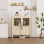 Hoerfuriy - buffet vitr� �l�gant ? rangement moderne et design pour salon / salle � manger, 73x40x86cm ...