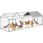 Hoerfuriy - enclos poulailler parc grillag acier galvanis cage parc enclos pour animaux (3 x 1 x 1 ...