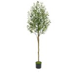 Hoerfuriy - olivier artificiel de 180cm, grands oliviers artificiels d�coratifs en pot avec branches ...
