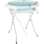 Hofuton baignoire sur�lev�e pour b�b�, pliable, avec oreiller de bain, charge maximale 28 kg, vert