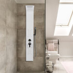 Wyctin - hofuton colonne de douche mitigeur thermostatique douche chrome blanc Wyctin - hofuton colonne de douche mitigeur thermostatique douche chrome blanc