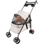 Hofuton poussette pour chien et chat pliante, chariot pour animal de compagnie, acier + tissu oxford, ...