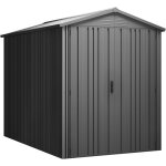 Hoggar - abri de jardin m�tal pioneer y50 - structure autoportante - portes renforc�es - serrure avec ...