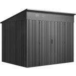 Hoggar - abri de jardin m�tal pioneer y70 - structure autoportante - portes renforc�es - serrure avec ...