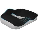 Coussin si�ge de chaise de bureau en mousse � m�moire de forme - coussin coccyx ergonomique - maille ...
