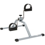 Homcom - mini vlo d'appartement rsistance rglable acier gris pp noir