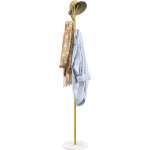 Homcom - porte - manteau portant  vtements, 8 patres, base ronde en marbre,  32 x 164h cm, meuble ...