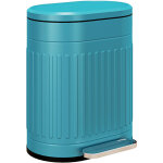 Homcom - poubelle à pédale, 20l, ovale, en métal avec couvercle, anti - traces de doigts, seau intérieur ... Homcom - poubelle à pédale, 20l, ovale, en métal avec couvercle, anti - traces de doigts, seau intérieur ...