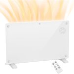 Radiateur à convection 1500w mural autoportant - affichage led, timer 24h, thermostat, télécommande - ... Radiateur à convection 1500w mural autoportant - affichage led, timer 24h, thermostat, télécommande - ...