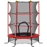 Homcom - trampoline de jardin enfants ø 1, 63 x 1, 90h m filet de sécurité porte zipée couvre - ressorts ... Homcom - trampoline de jardin enfants ø 1, 63 x 1, 90h m filet de sécurité porte zipée couvre - ressorts ...