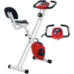 Homcom - vlo d'appartement pliable - collaboration aosom. fr x ffhandball - 8 niv. rsistance magntique ...