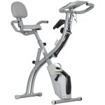 Homcom - vélo d'appartement pliant 8 niveaux de résistance magnétique dossier selle réglable poignées ... Homcom - vélo d'appartement pliant 8 niveaux de résistance magnétique dossier selle réglable poignées ...