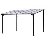 Home deluxe abri de terrasse en aluminium eco anthracite - 300 x 360 cm