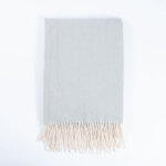 Home deluxe - couverture en laine mila orange - 140 x 200 cm