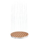 Home deluxe - douche de sol wpc calia teck - ? 70, 5 cm