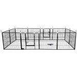Home deluxe - enclos pour chiots barki 80 x 80 cm / 12 pices taille 80 x 80 cm, quipement 12 pcs.