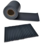 Film de cl�ture pvc protection visuelle mata - gris fonc� couleur gris fonc� - home deluxe