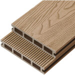 Home deluxe - lames de terrasse en wpc samana premium - teck, 2 m� - sous - construction et accessoires ...