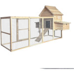 Home deluxe - poulailler en bois tano - 310 x 150 cm