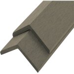Home deluxe - wpc plinthe de finition finea - 110 x 4, 5 cm set de 10 - antique