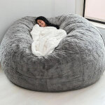 Home lazy sofa foam bed jacket double bedroom balcony large soft comfortable lazy sofa cover no filler ... Home lazy sofa foam bed jacket double bedroom balcony large soft comfortable lazy sofa cover no filler ...