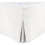 Home - linge - passion cache sommier lgant blanc 180x200 cm