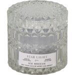 Home styling - bougie parfume lgante en verre, 9 cm
